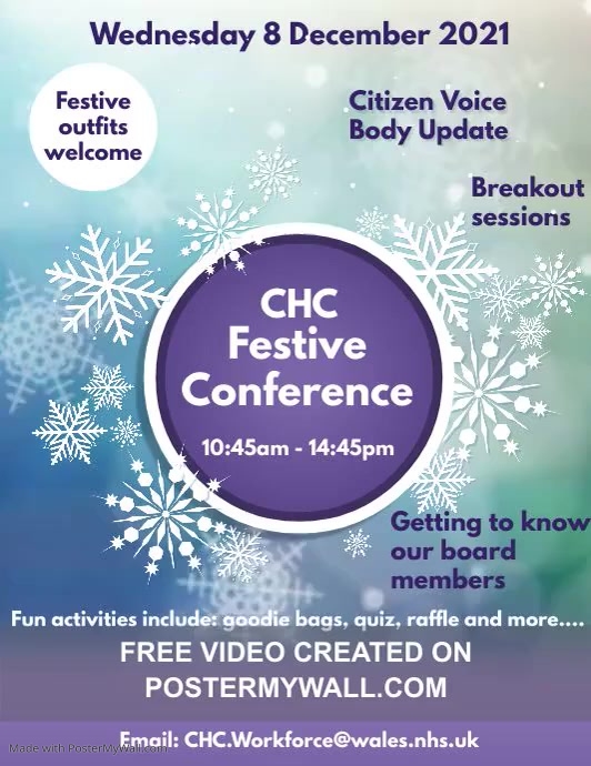 CHC Festive Conference Flyer | PosterMyWall