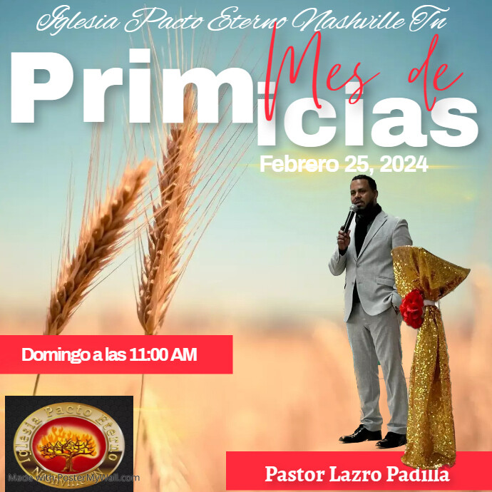Copy of LIVE SERMON AD INSTAGRAM TEMPLATE | PosterMyWall