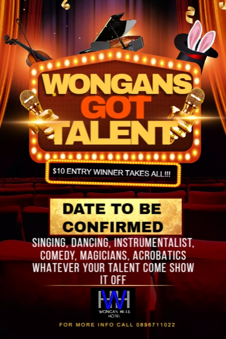 Copy of talent show | PosterMyWall