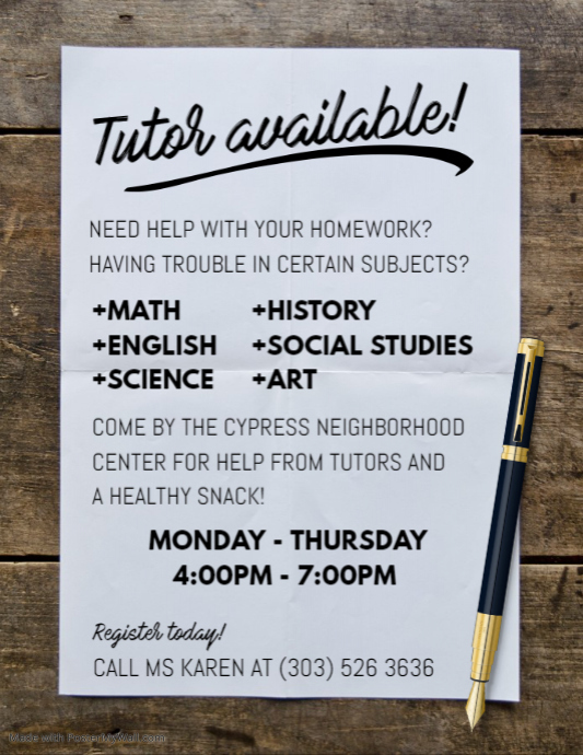 Tutor Copy Copy of Tutoring Service Flyer | PosterMyWall