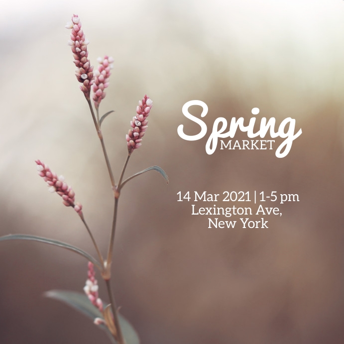 Spring 91 91 Spring Template | PosterMyWall