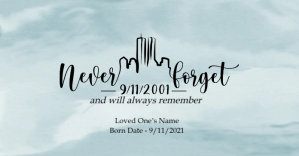 911 Remembrance Day Facebook Shared Image template