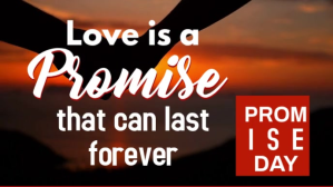 黑色 Promise Day Facebook-covervideo Template