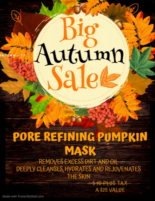 Copy of Copy of FALL / AUTUMN SALE POSTER | PosterMyWall