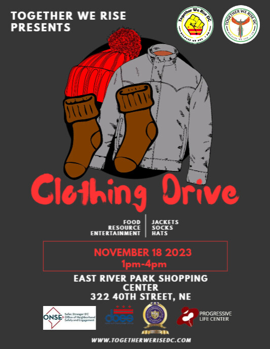 Clothing Drive Flyer Template PosterMyWall