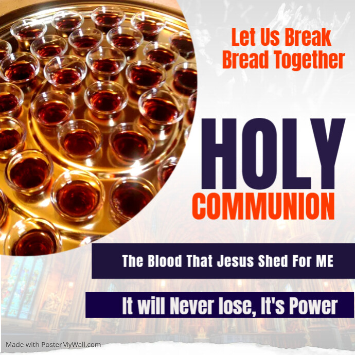 holy communion | PosterMyWall