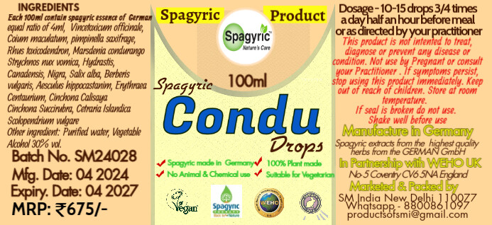 Copy of condu 100ml | PosterMyWall