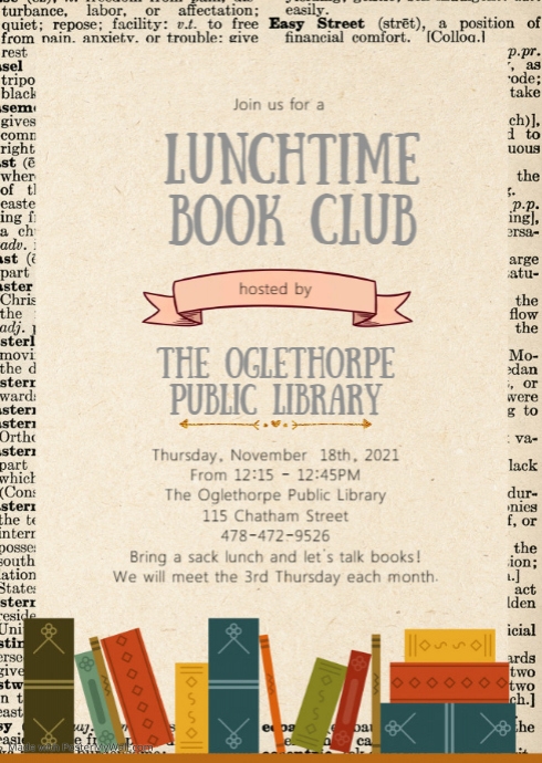 Copy of Copy of Library theme party invitation | PosterMyWall