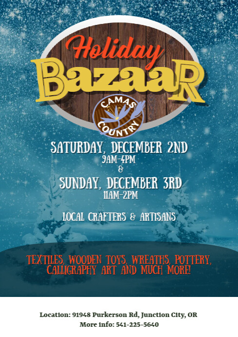 Sample Flyer Bazaar Christmas Bazaar Flyer | PosterMyWall