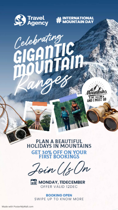 International Mountain Day Ad Story Template