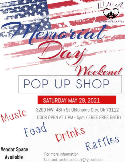 Copy of Memorial Day Celebration flyer | PosterMyWall