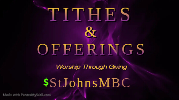 tithes and offering (2) | PosterMyWall