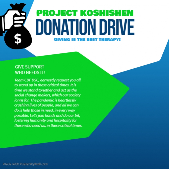 Spring Clean Donations Copy of Copy of Spring Cleaning Donation Drive Poster Flyer | PosterMyWall