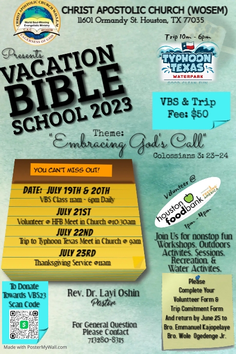 Summer Bible Camp PosterMyWall