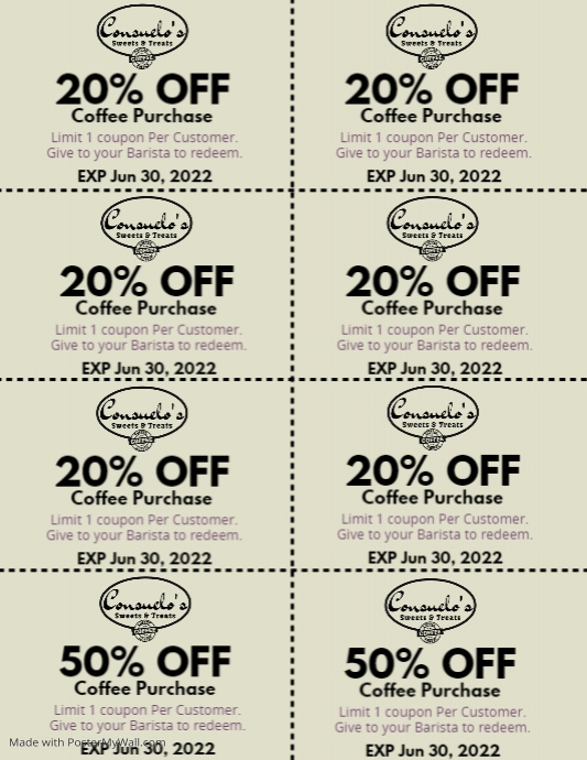 Copy of Copy of Coupon Flyer | PosterMyWall