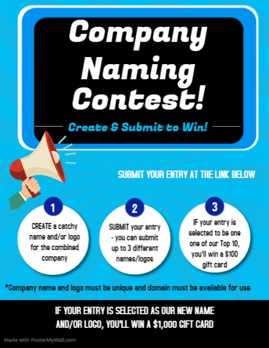 Naming Contest PosterMyWall