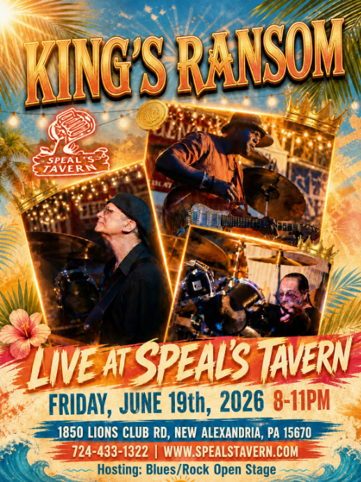 King's Ransom hosts Blues/Rock Open Stage at Speal's