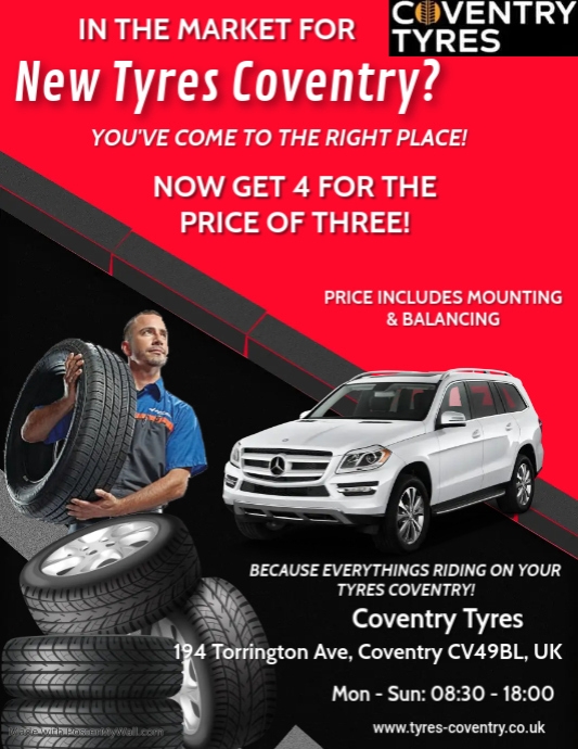 Get the tyres coventry at the cheapest price PosterMyWall