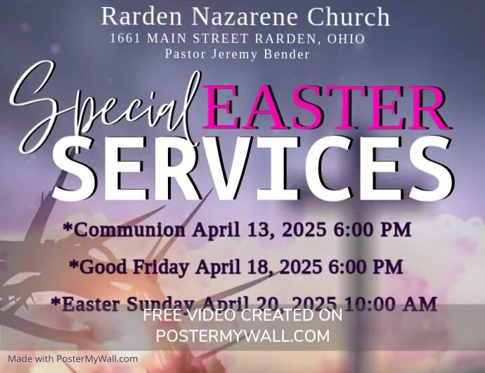 Church EASTER SERVICES Flyer Template PosterMyWall