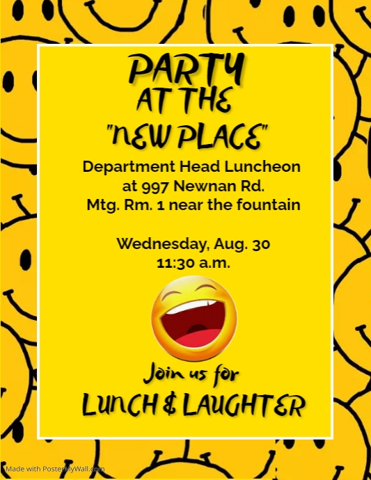 laughter Flyer (US Letter) template