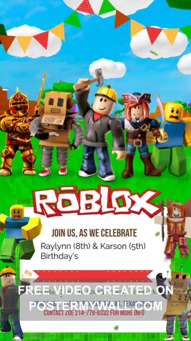 Roblox Tiktok Video template