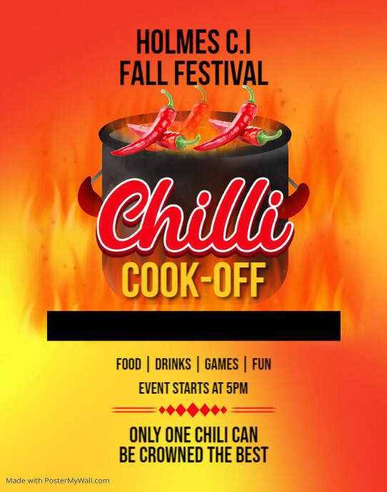 Chilli Cook-Off Flyer Template | PosterMyWall