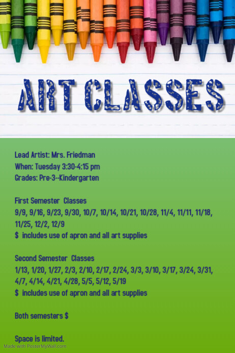 Art Classes PosterMyWall