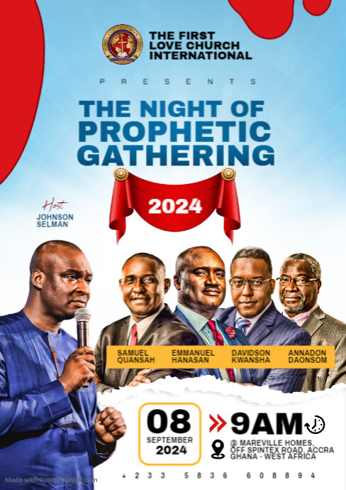 Church, Conference flyer