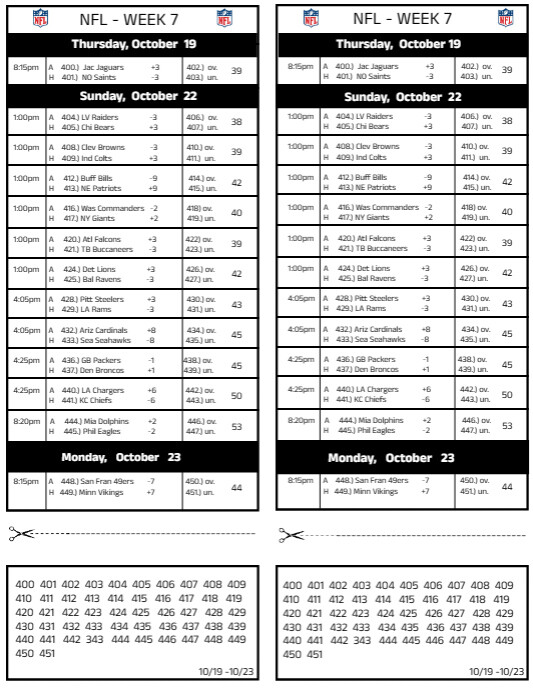 Copy of 7-NFL NEW LAYOUT 23 -week 6 (1) | PosterMyWall