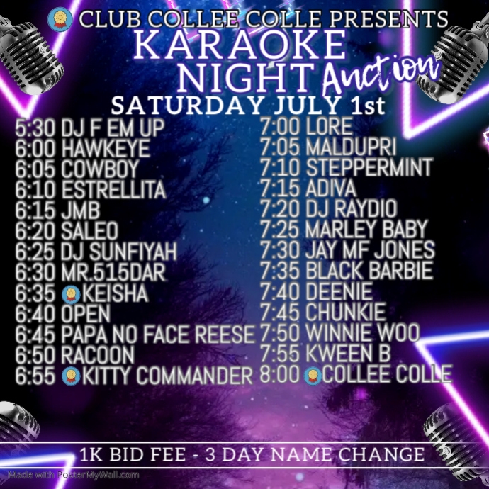 Copy of KARAOKE VIDEO TEMPLATES (1) | PosterMyWall