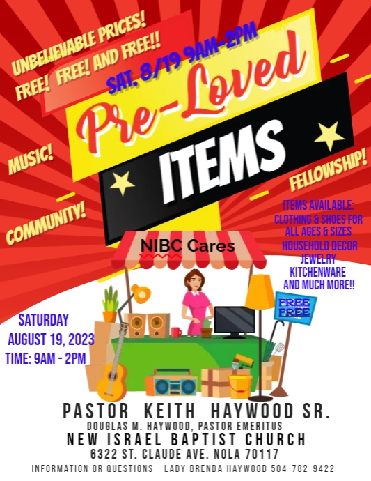 PreLoved Items June 17, 2023 PosterMyWall