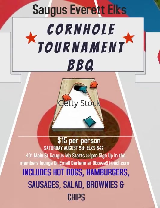 CORNHOLE FLYER DIGITAL VIDEO | PosterMyWall