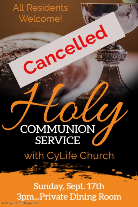 holy communion service flyer | PosterMyWall