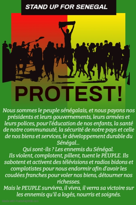 Protest Design Template Poster