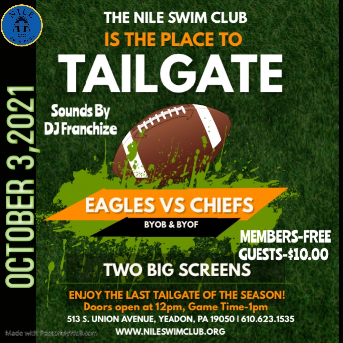 Eagles Tailgate Party Flyerupdate PosterMyWall