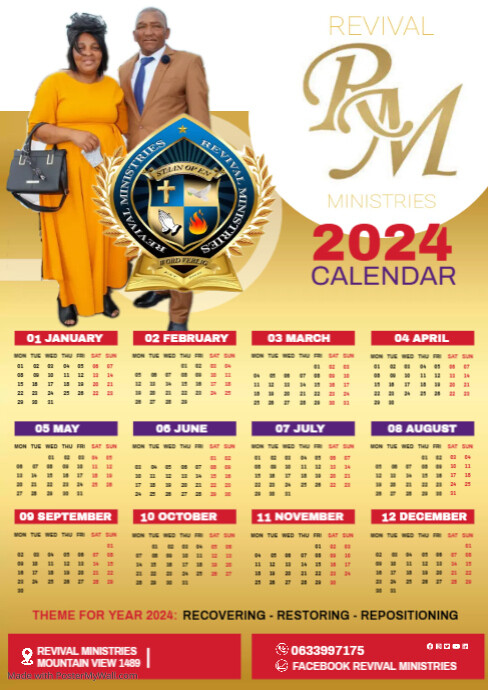 Church Calendar Template | PosterMyWall