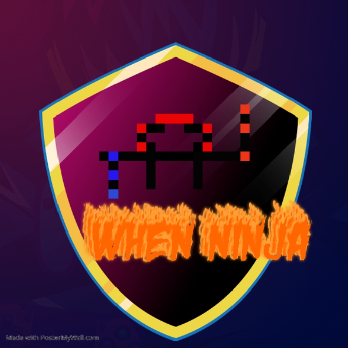 Copy of Twitch Ninja Logo | PosterMyWall