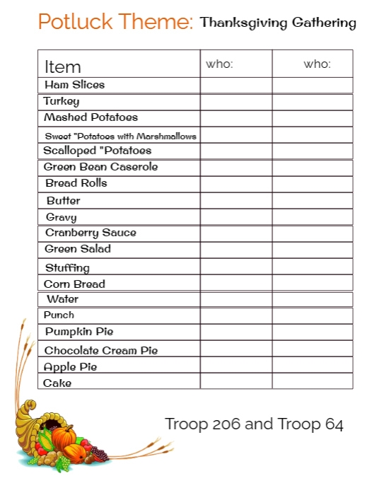 Copy of potlucks, menus, church, events, restaurants, | PosterMyWall
