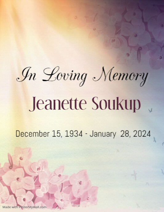 Copy of memorial in loving memory flyer PosterMyWall