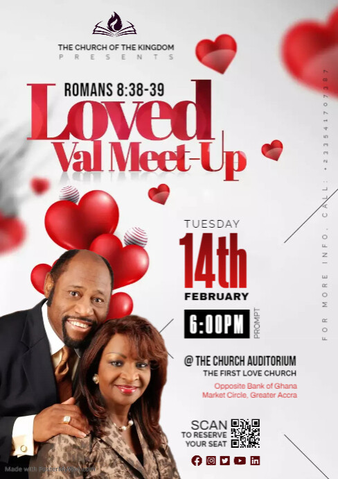 Valentine's Day Flyer Template