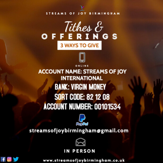 Copy of Church Offering Flyers | PosterMyWall