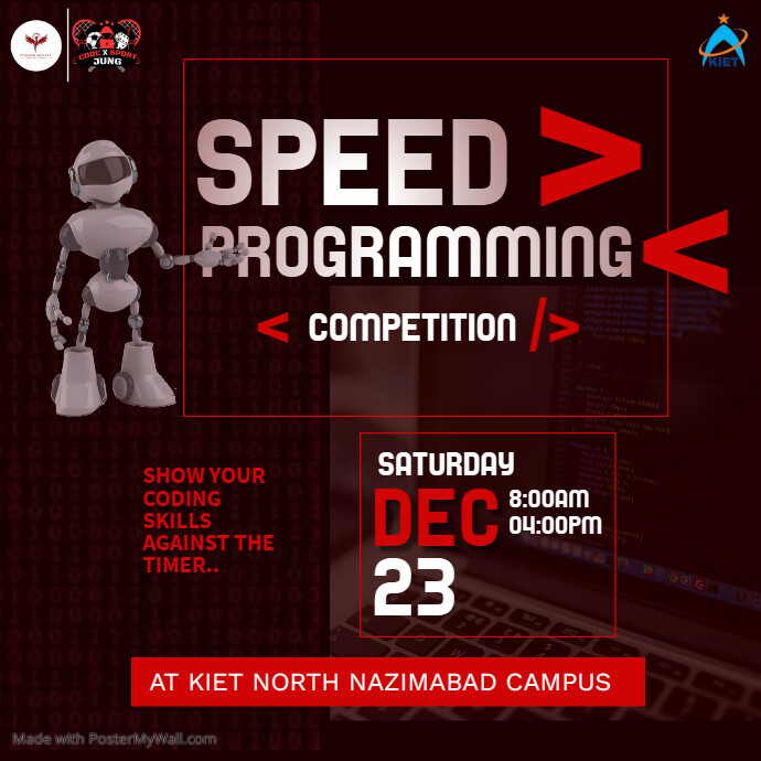 Copy of Hackathon Flyer | PosterMyWall