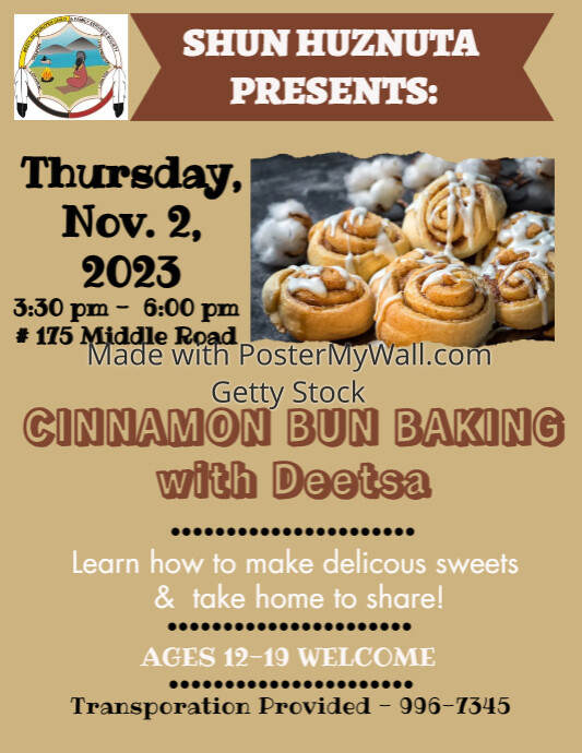 Cinnamon Buns | PosterMyWall