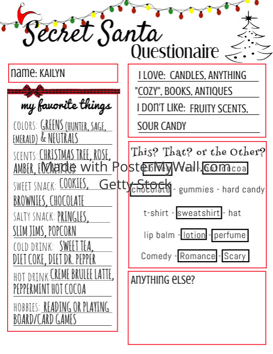 Copy of Secret Santa | PosterMyWall