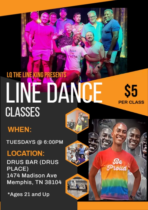 lq line dance flyer | PosterMyWall