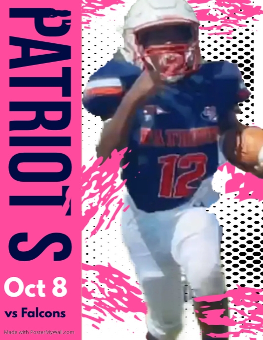 FOOTBALL POSTER TEMPLATE Flyer (US Letter)