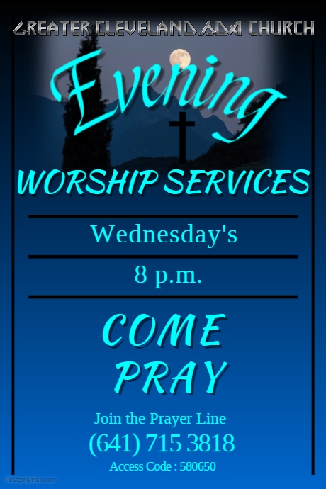 Copy of Wednesday Worship | PosterMyWall