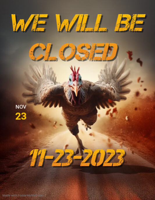 Turkey Trot flyer template | PosterMyWall