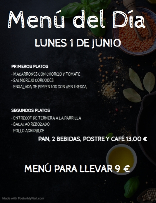 Diseño creado con PosterMyWall