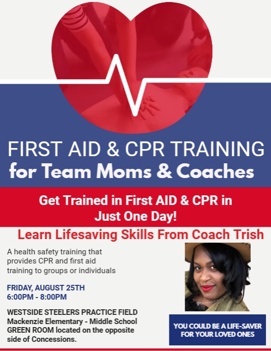 CPR & First Aid Training Center Flyer | PosterMyWall